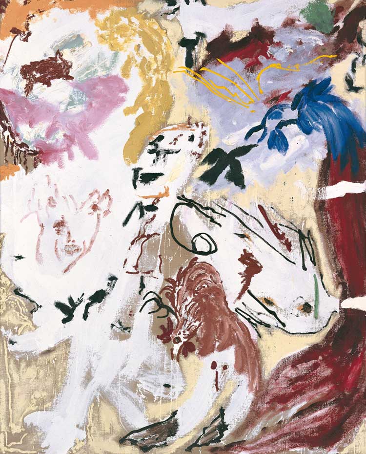 Don Van Vliet, Feather Times a Feather, 1987. Oil on linen. 162 x 130 cm (63 3/4 x 51 1/4 in). © The Estate of the Artist. Courtesy Michael Werner Gallery, New York and London.