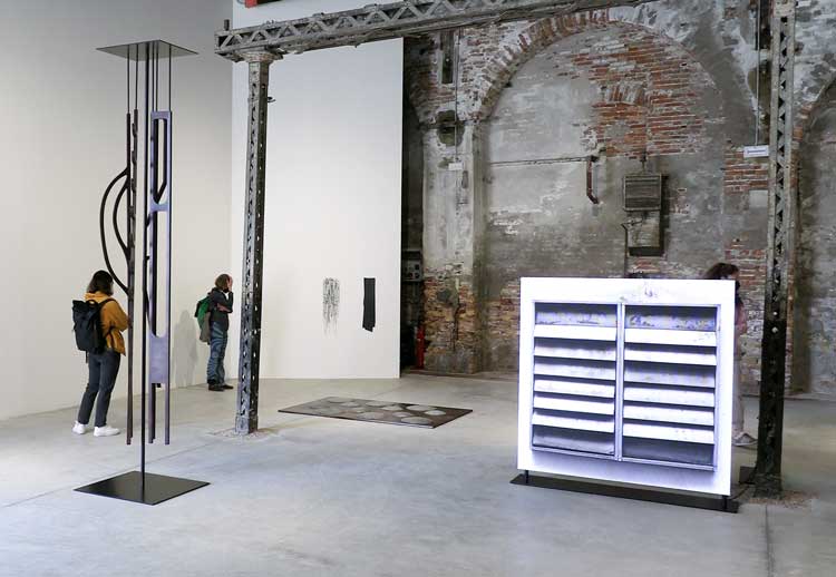 Niamh O’Malley: Gather, installation view, Irish Pavilion, Venice Biennale 2022. Photo: Martin Kennedy.