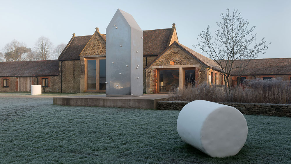 Installation view, Not Vital. SCARCH’ Hauser & Wirth Somerset 2020. Photo: Ken Adlard. Courtesy of the artist and Hauser & Wirth © Not Vital.