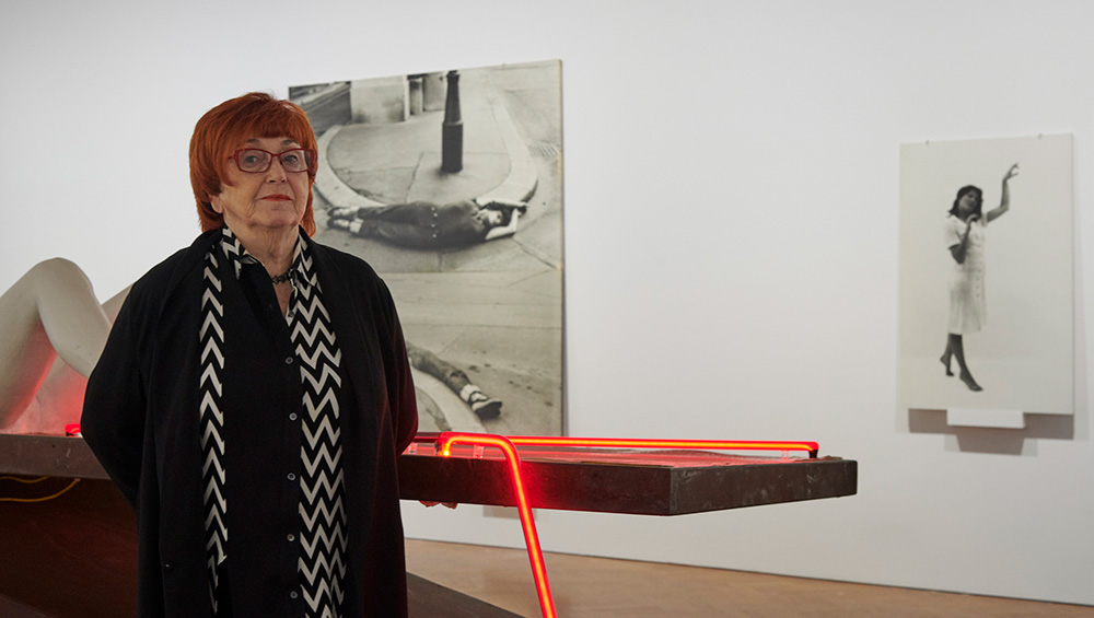 VALIE EXPORT, 2019. Courtesy Galerie Thaddaeus Ropac, London | Paris | Salzburg. Photo: Ben Westoby.