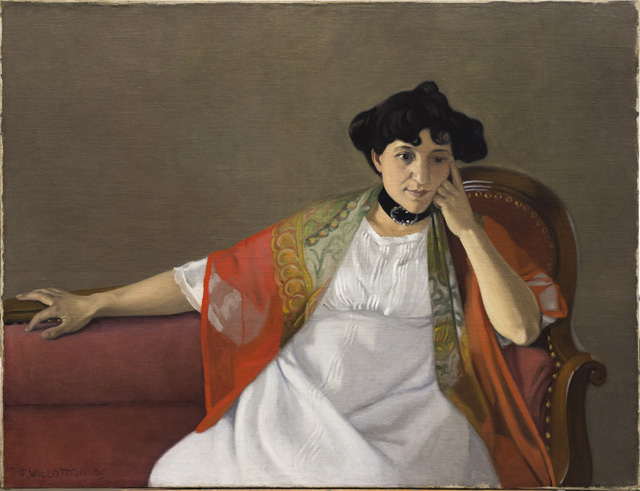Félix Vallotton, Gabrielle Vallotton, 1905. Oil on canvas, 89 x 116.5 cm. Musée des Beaux-Arts, Bordeaux. Photo: © Mairie de Bordeaux. Photo: F Devel.