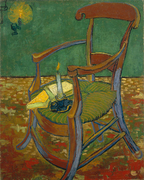 Vincent van Gogh. Paul Gauguin's Armchair, December 1888. Oil on canvas, 90.5 x 72.5 cm. Van Gogh Museum, Amsterdam.