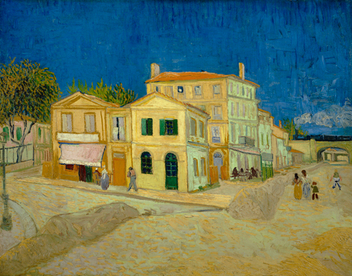 Vincent van Gogh. The Yellow House, September 1888. Oil on canvas, 72 x 91.5 cm. Van Gogh Museum, Amsterdam.