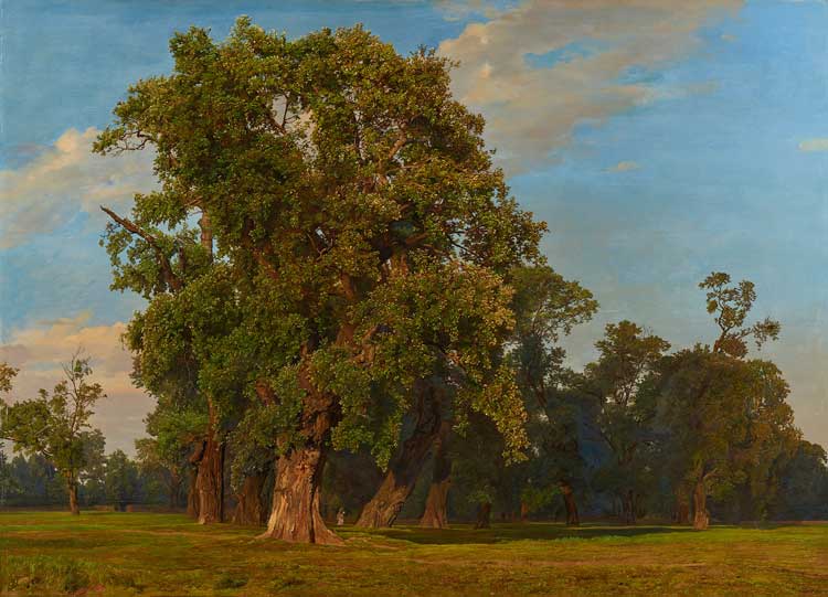 Ferdinand Georg Waldmüller, Large Prater Landscape, 1849. Oil on panel, 70 x 93 cm. © Belvedere, Vienna.