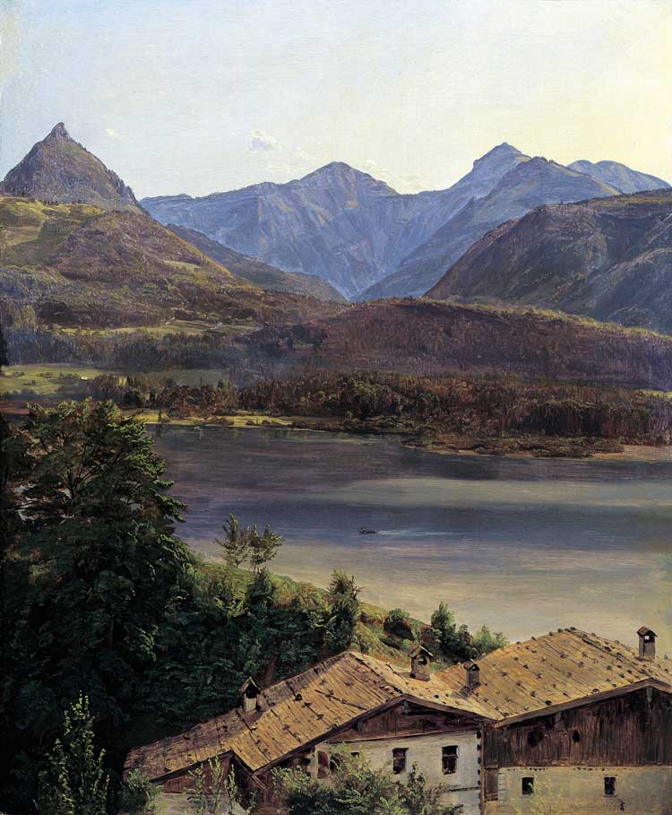 Ferdinand Georg Waldmüller, Ruins of the Juno Lacinia Temples near Agrigento, 1845. Oil on wood, 31 x 39 cm. Belvedere, Vienna, on permanent loan from a private collection (Lg 2103). © Belvedere, Vienna.