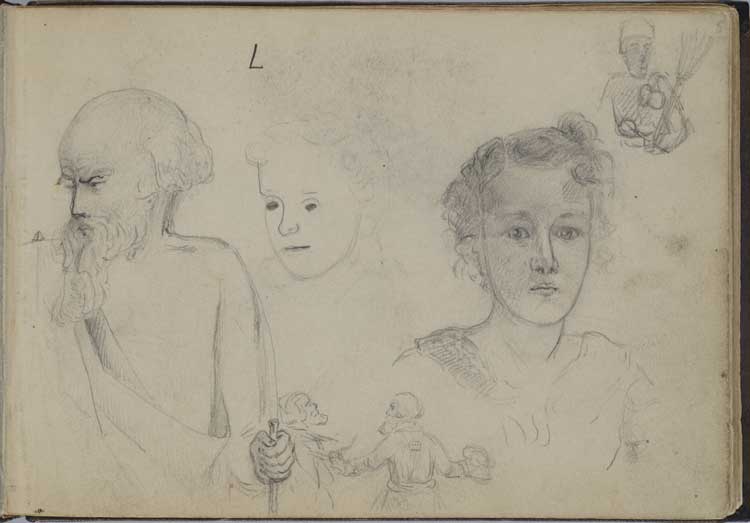 James McNeill Whistler, St Petersburg Sketchbook, p.6, 1844–48. © The Hunterian, University of Glasgow.