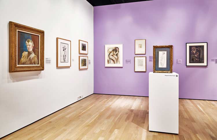 Installation view, Make Way for Berthe Weill: Art Dealer of the Parisian Avant-Garde, Grey Art Museum, New York. Photo: Simon Cherry.