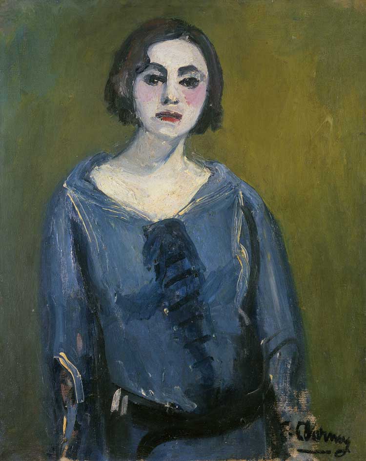 Émilie Charmy, Self-Portrait, 1906-1907. Oil on canvas, 81 × 65 cm. Private collection. Photo: © Studio Gibert. courtesy Galerie Bernard Bouche.