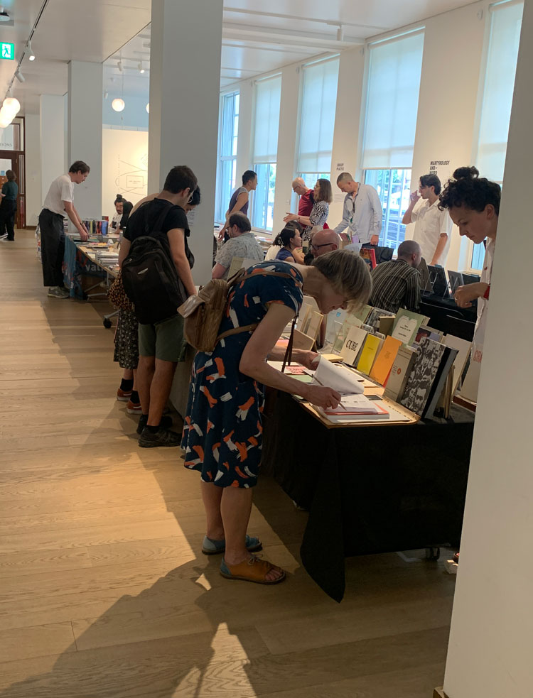 Installation view, Biblioteka Book Fair at The Warburg Institute, London. Photo: Bronac Ferran.