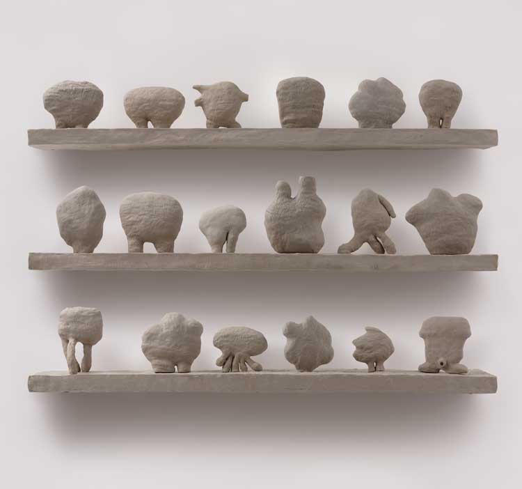 Daphne Wright. Ugg, 2019. Mixed media. Photo: Ellie Atkins, Courtesy the artist and Frith Street Gallery, London and Ashmolean Museum, University of Oxford.