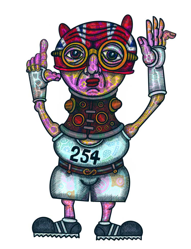Jason Wilsher-Mills. 254 Man, 2023. © Jason Wilsher-Mills.