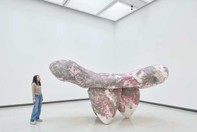 Installation view of Phyllida Barlow, When Forms Come Alive, 7 February — 6 May 2024. Photo: Jo Underhill. Courtesy the Hayward Gallery.