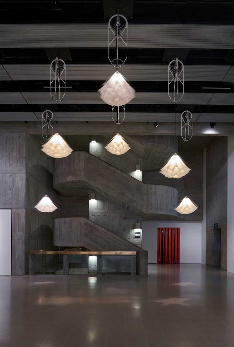 Installation view of Studio DRIFT, When Forms Come Alive, 7 February — 6 May 2024. Photo: Jo Underhill. Courtesy the Hayward Gallery.