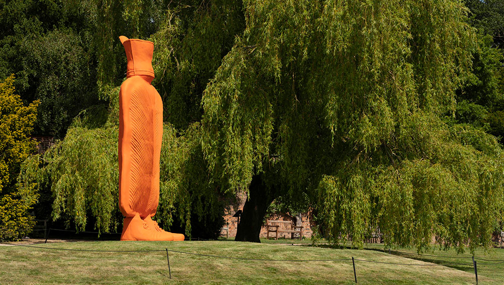 Erwin Wurm, Big Mutter, 2015. Installation view at Yorkshire Sculpture Park, 2023. Courtesy Studio Erwin Wurm and Thaddaeus Ropac Gallery. Photo: © Jonty Wilde, courtesy YSP.