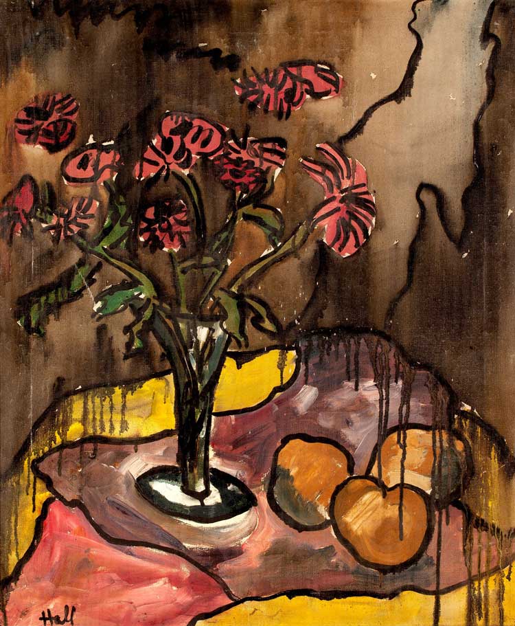 Kenneth Hall, Pink Chrysanthemums, 1936. Photo: Fraser Marr. Private Collection.