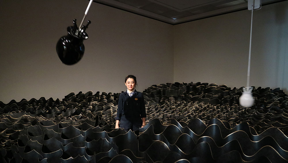 Jennifer Wen Ma, An Inward Sea, installation view, New Britain Museum of American Art. Photo courtesy the artist.