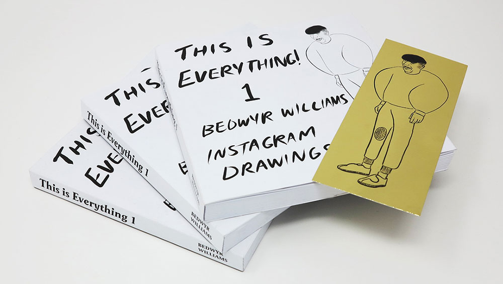 Bedwyr Williams. Untitled Instagram Drawing, 2020. Digital drawing, 25 x 25 cm. © Bedwyr Williams.