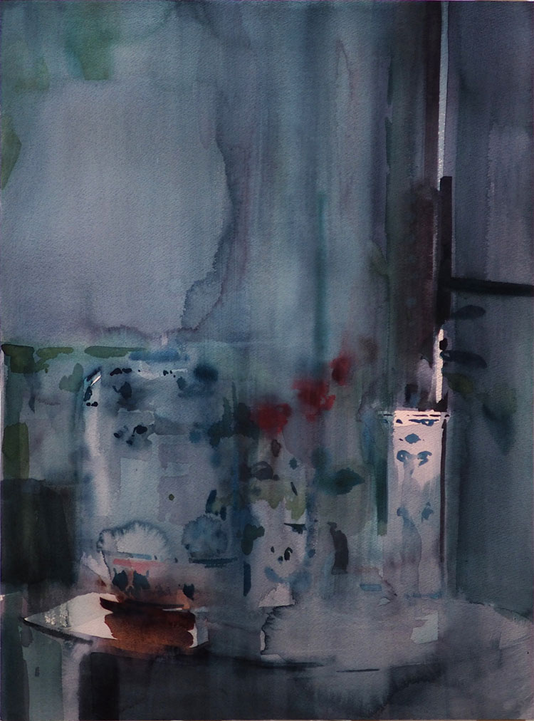 Eleanor May Watson. The Dusk Afterwards 2, 2020. Watercolour on paper, 72.8 x 54 cm. © the artist.