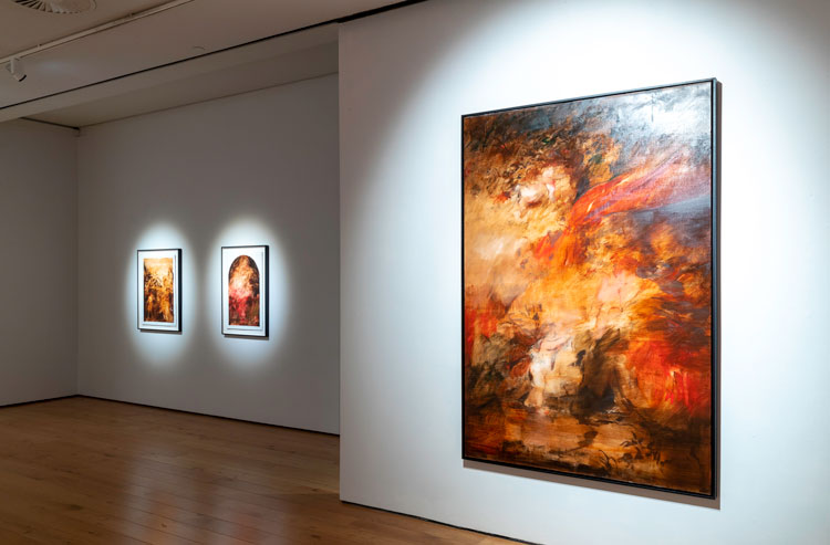Jake Wood-Evans: Relic, installation view, the Gallery, Winchester Discovery Centre. Photo courtesy Unit London.
