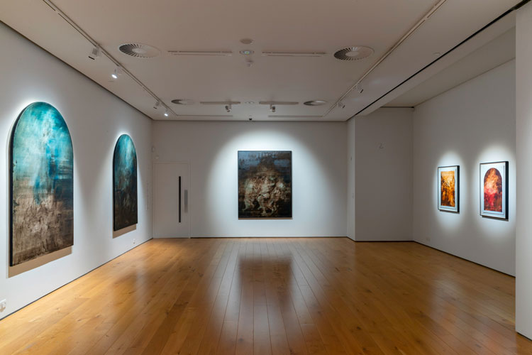 Jake Wood-Evans: Relic, installation view, the Gallery, Winchester Discovery Centre. Photo courtesy Unit London.