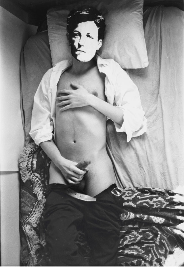 David Wojnarowicz, Arthur Rimbaud in NewYork, 1978–79 (printed 1990). Gelatin silver print, 20.3 × 25.4 cm. Courtesy the Estate of David Wojnarowicz and P.P.O.W., NewYork. Photograph courtesy Museo Reina Sofia.