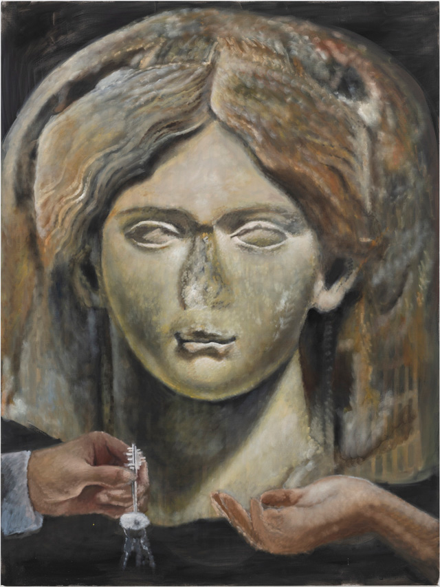 Issy Wood, Mother as docked idol with move-in date, 2019. Courtesy the artist and Carlos/Ishikawa, London.