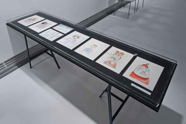 Installation view, showing the Ubu series, from Nick Wadley in Gdansk, CCA Laznia, Gdansk, Poland. Photo: Paweł Jozwiak.