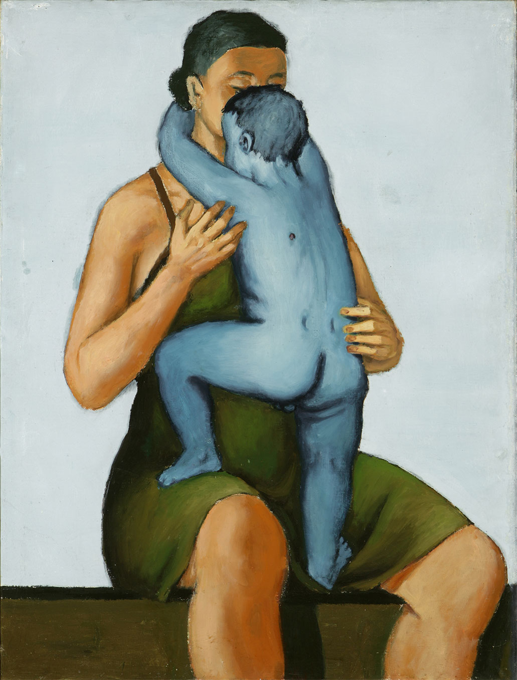 Andrzej Wróblewski. Mother with Dead Child, 1949. Oil on canvas, 120 x 90 cm. Collection of Grażyna Kulczyk. © Andrzej Wróblewski Foundation.