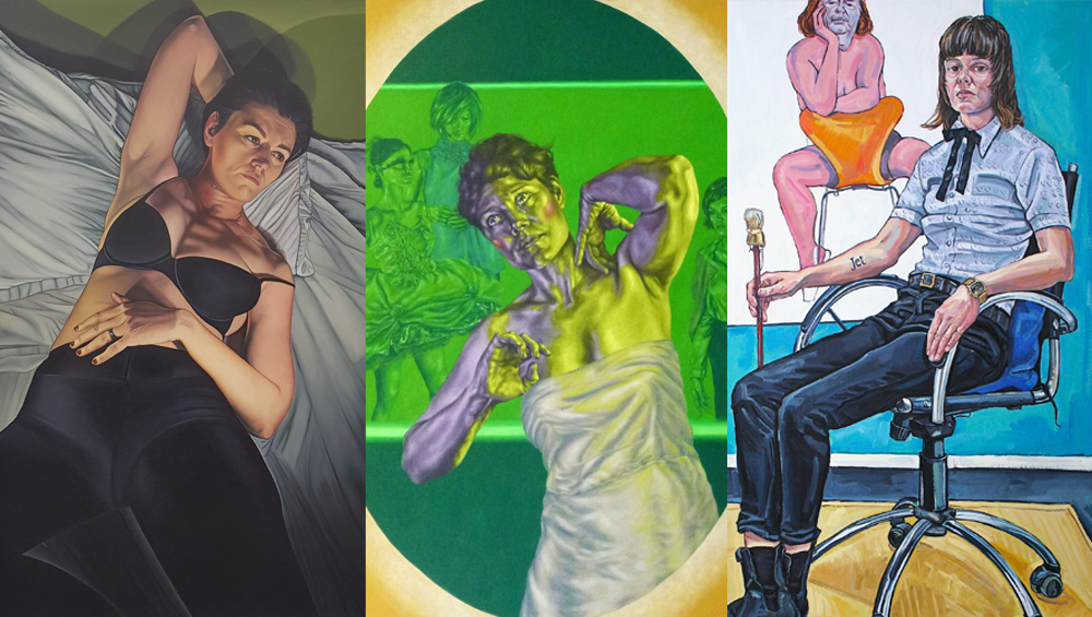 Sadie Lee. Self Portrait, 2018. Oil on canvas, 121 x 91 cm. © the artist.