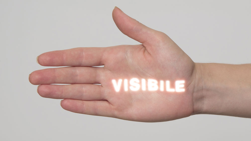 Giovanni Anselmo. Invisible, 1971. Slide (projector); dimensions variable. Holenia Purchase Fund, in memory of Joseph H. Hirshhorn, 2003. Courtesy Hirshhorn Museum and Sculpture Garden. Photograph: Lee Stalsworth.