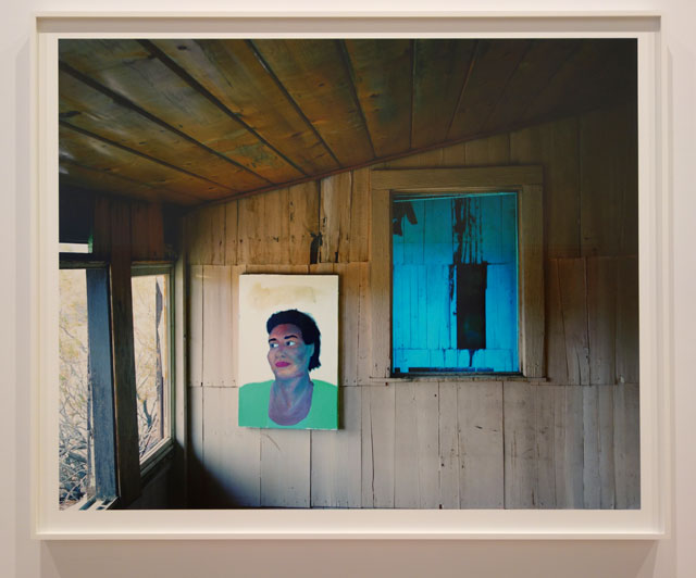 John Divola. Abandoned Painting, 2008. Inkjet print. Collection of the artist. Photograph: Miguel Benavides.