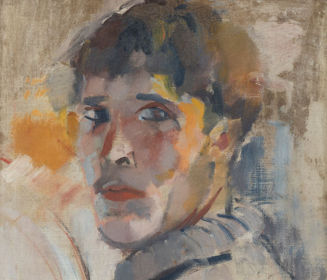 Rik Wouters. Portrait of Rik (without a hat), 1911. Oil on canvas, 30 × 32 cm. Private collection. © Photograph: Vincent Everarts Photographie, Brussels.