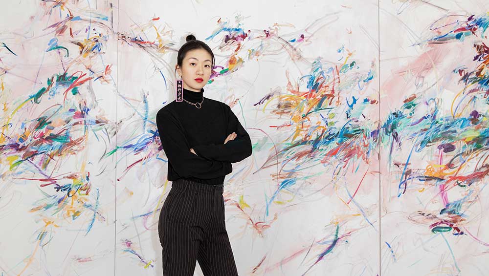 Xiyao Wang. Photo: Tizian Baldinger. Photo courtesy of the artist and MASSIMODECARLO.