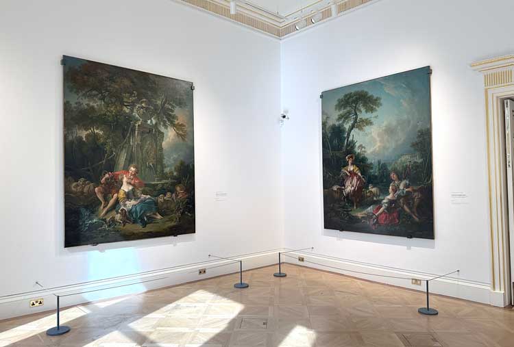 François Boucher's paintings in the Housekeeper's Room, Wallace Collection, London, 2024. Photo: Martin Kennedy.