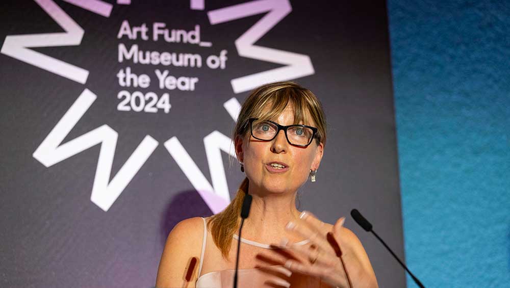 Dr Helen Charman, Director of the Young V&A, winners of Art Fund Museum of the Year 2024 at the National Gallery in London. Photo: David Parry, PA Media Assignments.