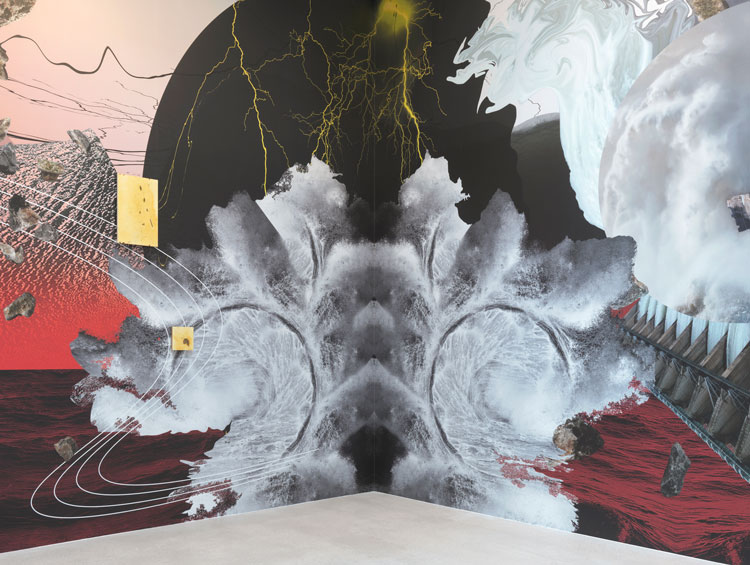 Installation view of Haegue Yang: Strange Attractors at Tate St Ives, 2020. Photo: Tate (Matt Greenwood).