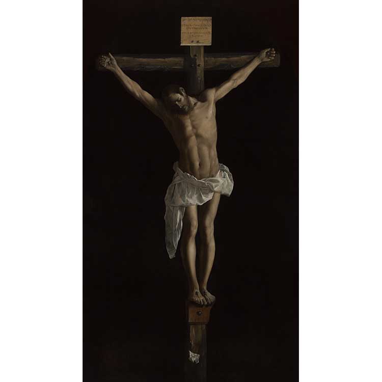 Francisco de Zurbarán, The Crucifixion, 1627. Oil on canvas, 290.3 × 165.5 cm. The Art Institute of Chicago, Robert A. Waller Memorial Fund, 1954.15 © The Art Institute of Chicago.