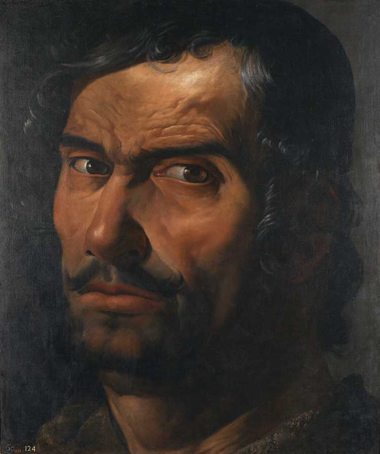 Attributed to Francisco de Zurbarán, Colossal Head, about 1635. Oil on canvas, 246 x 205 cm. Museo Nacional del Prado, Madrid. © Photographic Archive Museo Nacional del Prado.