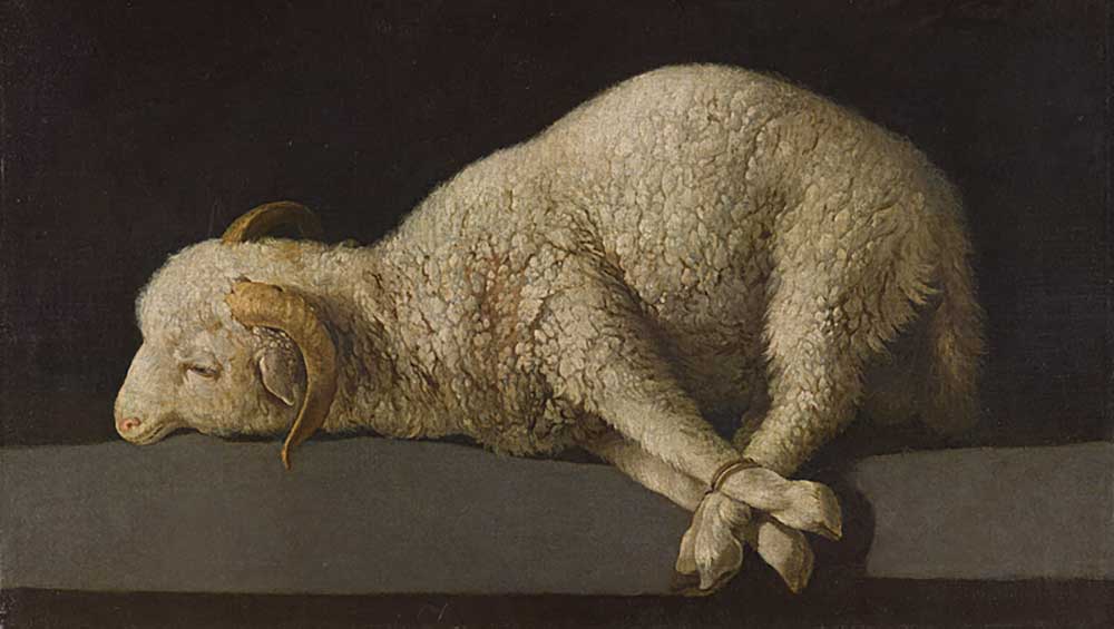 Francisco de Zurbarán, Agnus Dei, 1635-1640. Oil on canvas, 37.3 x 62 cm. Museo Nacional del Prado, Madrid © Photographic Archive Museo Nacional del Prado
.