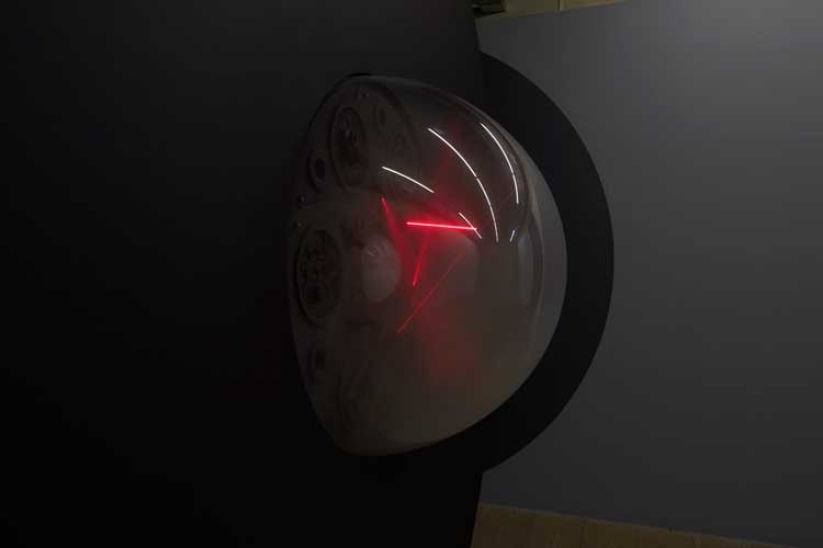 Rafał Zajko in collaboration with artist Mike McShane, A Star Is Born, 2025. Installation view, Rafał Zajko: The Spin Off, Focal Point Gallery, Southend-on-Sea, 2025. Photo: Corey Bartle-Sanderson.