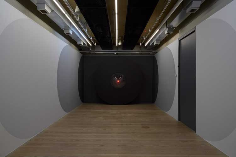 Rafał Zajko in collaboration with artist Mike McShane, A Star Is Born, 2025. Installation view, Rafał Zajko: The Spin Off, Focal Point Gallery, Southend-on-Sea, 2025. Photo: Corey Bartle-Sanderson.