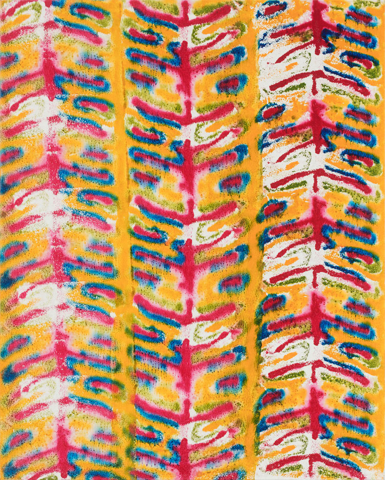 Luiz Zerbini, Untitled' 2020. Acrylic on canvas, 50 x 40 cm (19 3/4 x 15 3/4in). Copyright Luiz Zerbini. Courtesy the artist and Stephen Friedman Gallery, London. Photo: Pat Kilgore.