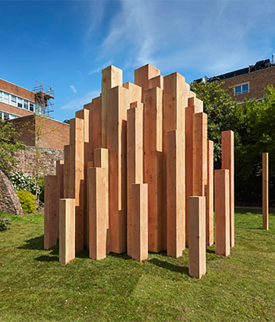 Katie Paterson, Christoph Zeller and Ingrid Moye. Photograph: Max McClure.