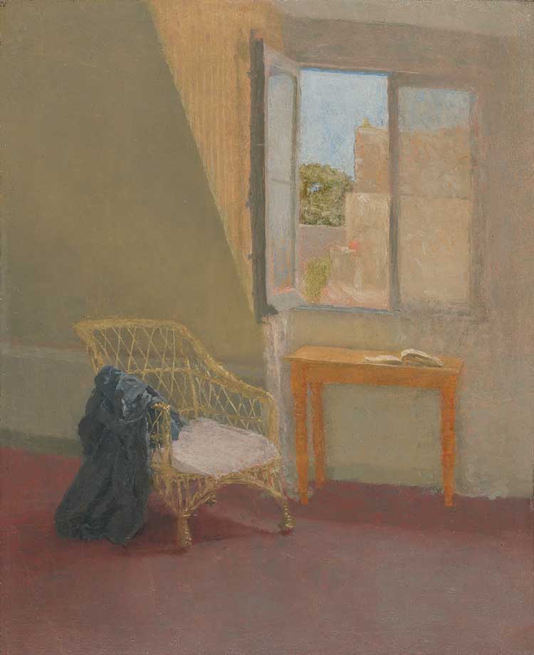Gwen John, A Corner of the Artist's Room in Paris, 1907-1909.