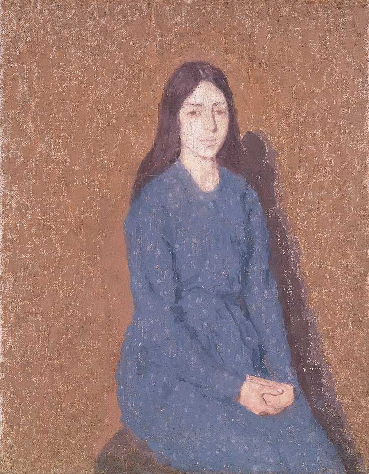 Gwen John, Girl in a Blue Dress, 1914.