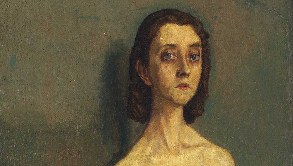 Gwen John, Girl with Bare Shoulders, c1910 (detail).
