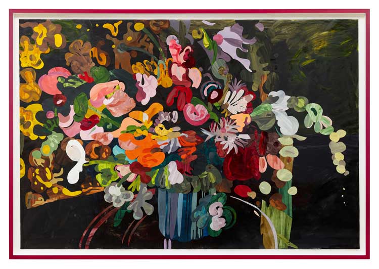 Clare Woods, Collage for Losing the Garden, 2026.