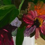 Clare Woods, Woolworth's Roses, 2023 (detail).