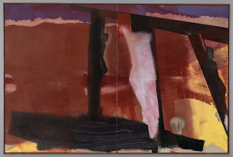 Pedro Cabrita Reis. XIV Passos, 2025. XII/XIV, Jesus in cruce moritur (dies on the cross).