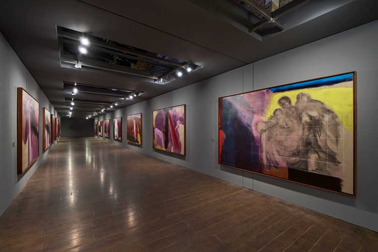 Pedro Cabrita Reis, XIV Steps, exhibition view.